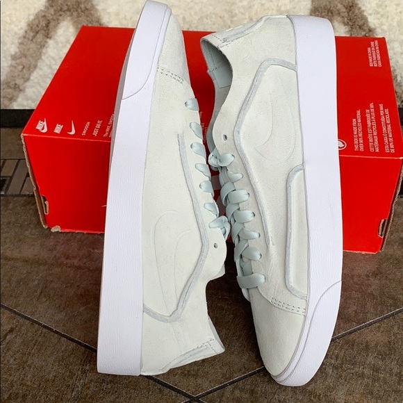 NIKE W BLAZER LOW DECON GHOST AQUA/GHOST AQUA-WHIT - Picture 6 of 16